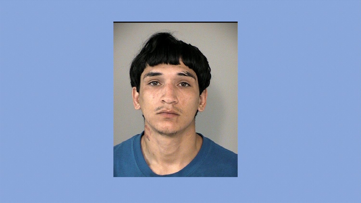 Julian Olvera, 21, of Rosenberg has been arrested and charged with burglary of a habitation and cruelty to animals.